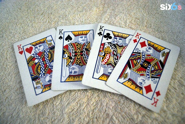 4 King Cards on the table for teen patti at six6s